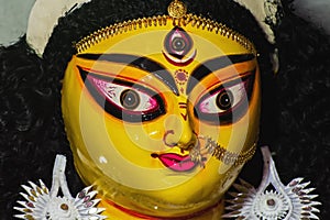 Clay idol of Devi Durga