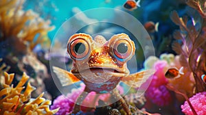 Close Up of Fish With Big Eyes