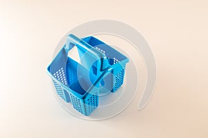 Close-up of flatware holder