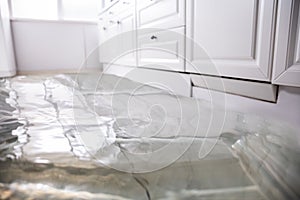 Close-up Of Flooded Floor