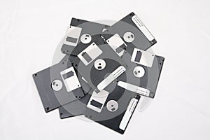 Close up of floppy disk