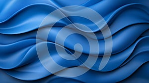 blue fabric waves pattern