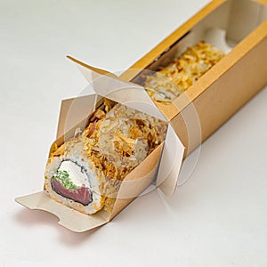 Close-up of Food Box on Table