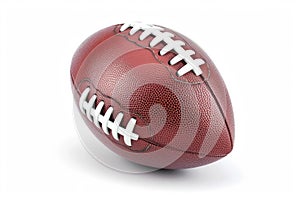 Close-up of Football on White Background