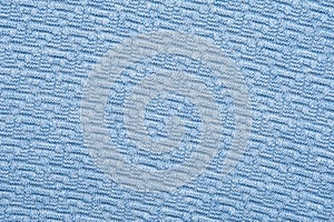 Close-up fragment of warm knitted blue sweatshirts. Concept of warm everyday things. clothing store concept. Advertising