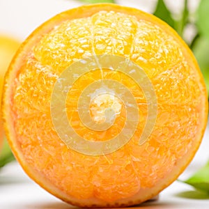 Close up of fresh orange