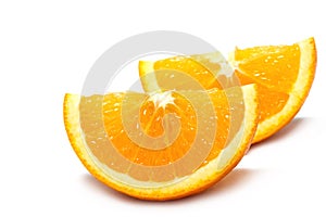 Close up fresh orange fruit