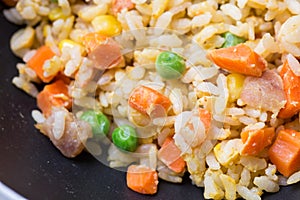 Close-up fried rice