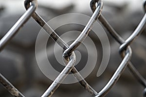 Close up of a froast fence