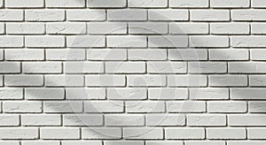 White Brick Wall with Shadow Patterns texture background
