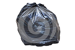 Close-up of a full garbage bag