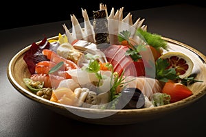 close-up of fusion dish, with ingredients and flavors from different cultures clearly visible