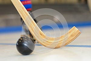 close up game hockey