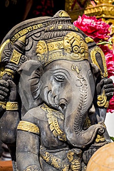 Close up Ganesha statue