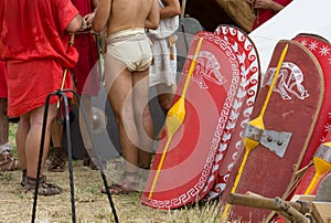 Close-up of a Gladiator