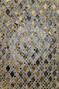 Glass mosaic pattern