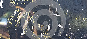 Close up of graffiti on wall of abandoned building