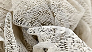 grey abstract bath sponge texture background