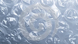 Close Up Grey Bubble Wrap Texture Background
