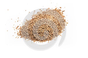 Close-up on a Ground Wheat. Trigo para quibe. Kibbeh photo