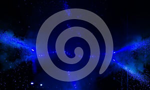 Close up group of several festive firework sparklers