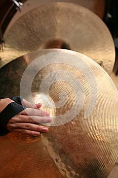 Close-up of Hand Cymbals