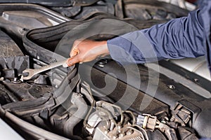 Close-up of a hand holding a key.