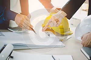 Close up hands of businessman from consultancy.