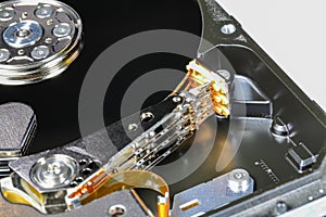 Close up Hard disk 3.5 