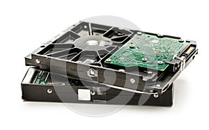 Close up of hard drive