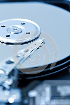 Close-Up of Harddrive/Harddisc