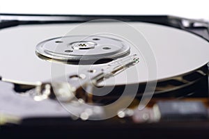 Close-Up of Harddrive/Harddisc photo