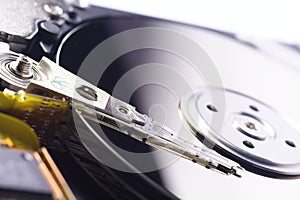 Close-Up of Harddrive/Harddisc
