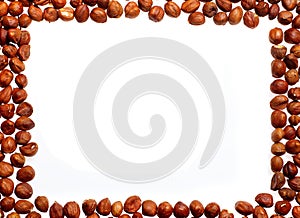 Close-up of hazelnuts