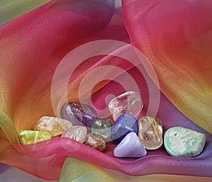 Close up of Healing Crystals photo