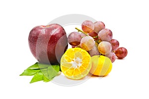 Close up of heap of fruit