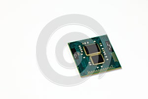 Close up of High performance CPU or central processor unit or Computer processor.