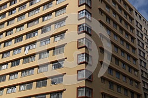 Close Up of High Rise Residential Building