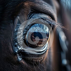 Close-up of a Horse's Eye