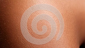 Close-up of human skin texture detail