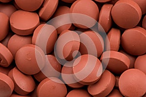 Close Up of Ibuprofen Pills