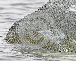 Close-up of an iceberg