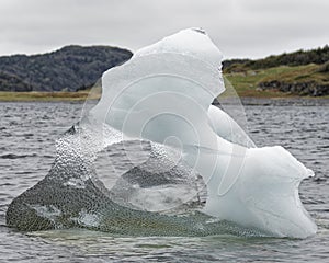 Close-up of an iceberg