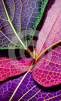 Close-up illustration of leaves