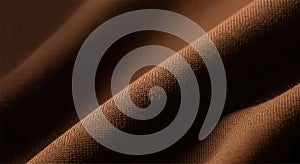 Close-up image of brown fabric