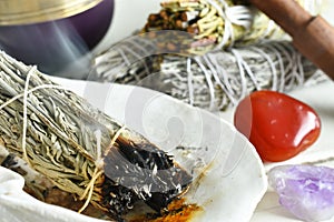 Burning White Sage Smudge Bundle