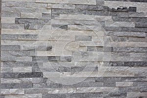 Close up image of decorative stone wall tiles