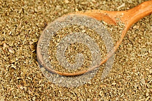 Close up image of khmeli-suneli as backgroumd.