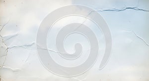 Cracked and peeling light blue wall surface