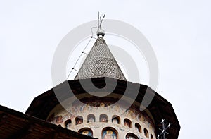 Tower of Voronet Monastery, Romania